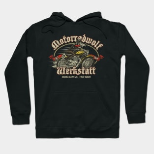 Motorradwolf Werkstatt 1968 Hoodie